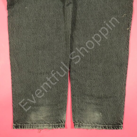Vintage Levis SilverTab Jeans Mens 33 Black Baggy Loose Made In USA 90s - Picture 4 of 11